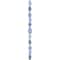 6 Packs: 14 ct. (84 total) Beam Blue Czech Glass Oval Bead Mix by Bead Landing™